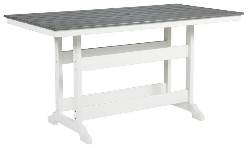 Transville - Counter Table W/Umb Opt - JaxCo Furniture