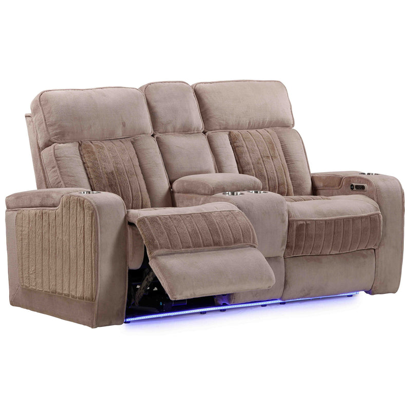 Equinox - Power Console Loveseat - JaxCo Furniture