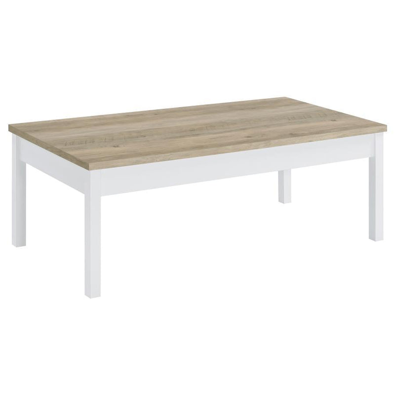 Stacie - 3 Piece Coffee Table Set - Distressed Pine - JaxCo Furniture