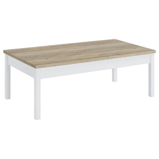 Stacie - 3 Piece Coffee Table Set - Distressed Pine - JaxCo Furniture