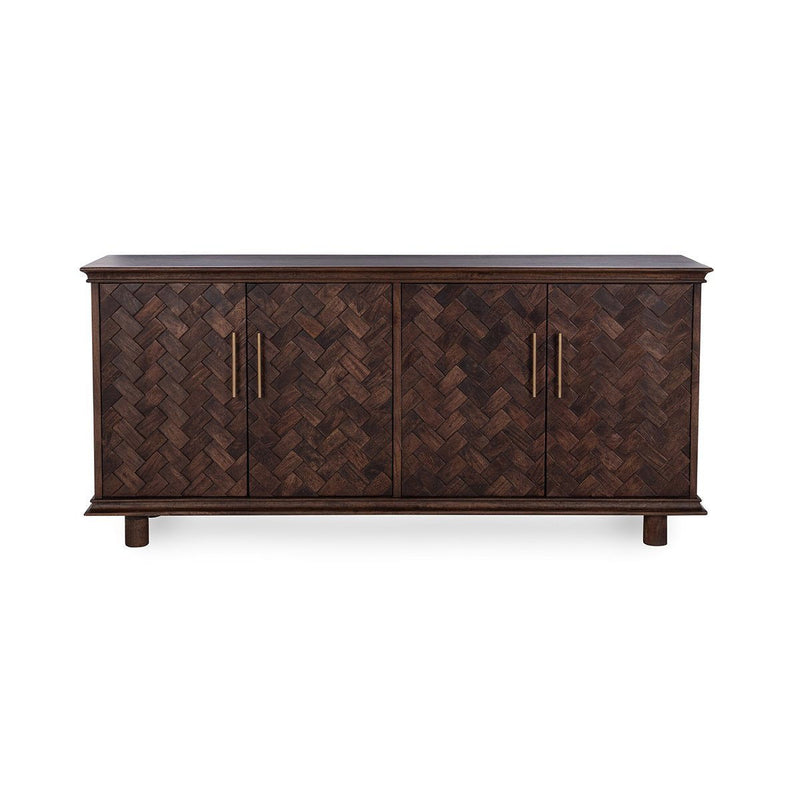 Shira - 4 Door Buffet - Kona Brown - JaxCo Furniture