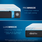 Tempur-Breeze - Tempur-Luxebreeze Soft Mattress - JaxCo Furniture