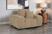 Octavia - Upholstered Track Arm Accent Chair - JaxCo Furniture