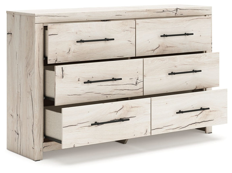 Lawroy - Light Natural - Six Drawer Dresser - JaxCo Furniture