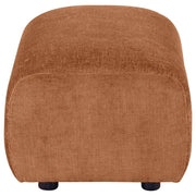 Burnett - Chenille Upholstered Ottoman - JaxCo Furniture