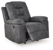 Stockworth - Granite - Rocker Recliner - JaxCo Furniture