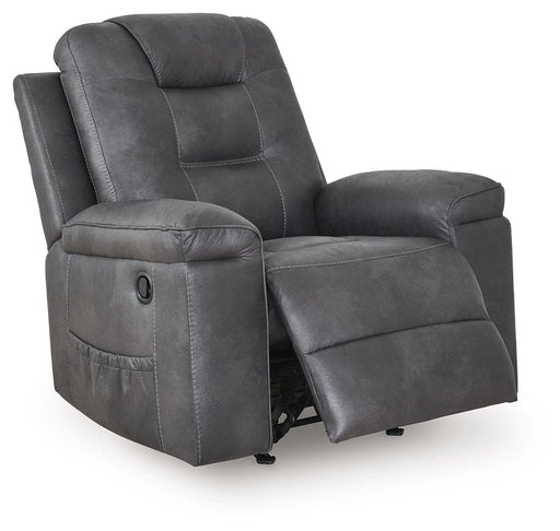 Stockworth - Granite - Rocker Recliner - JaxCo Furniture