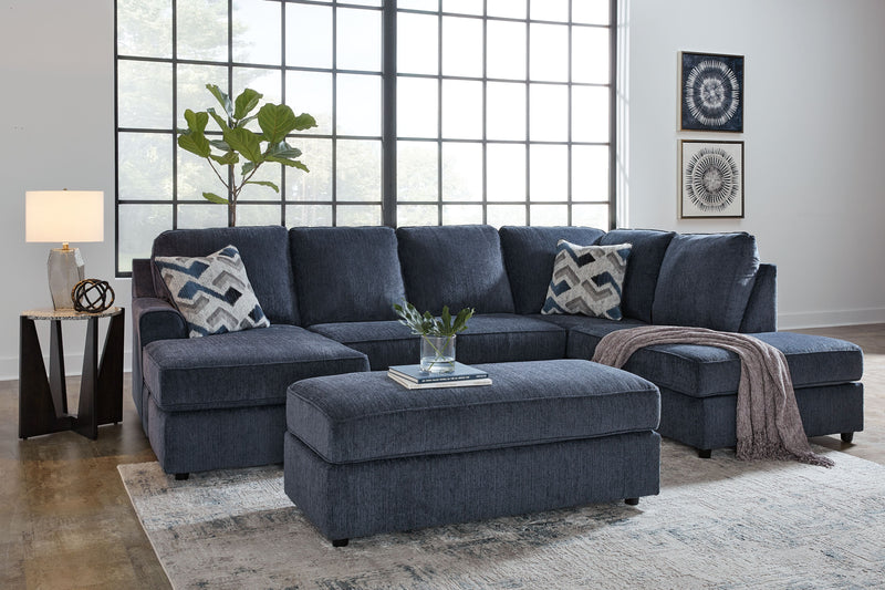 Albar Place - Sectional With Ottoman - JaxCo Furniture