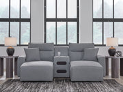 ModMax II - Salt And Pepper - Reclining Sectional - JaxCo Furniture