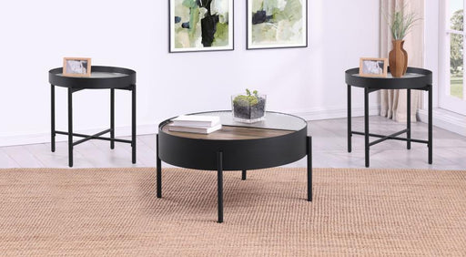 Ozella - Round Coffee Table Set - JaxCo Furniture