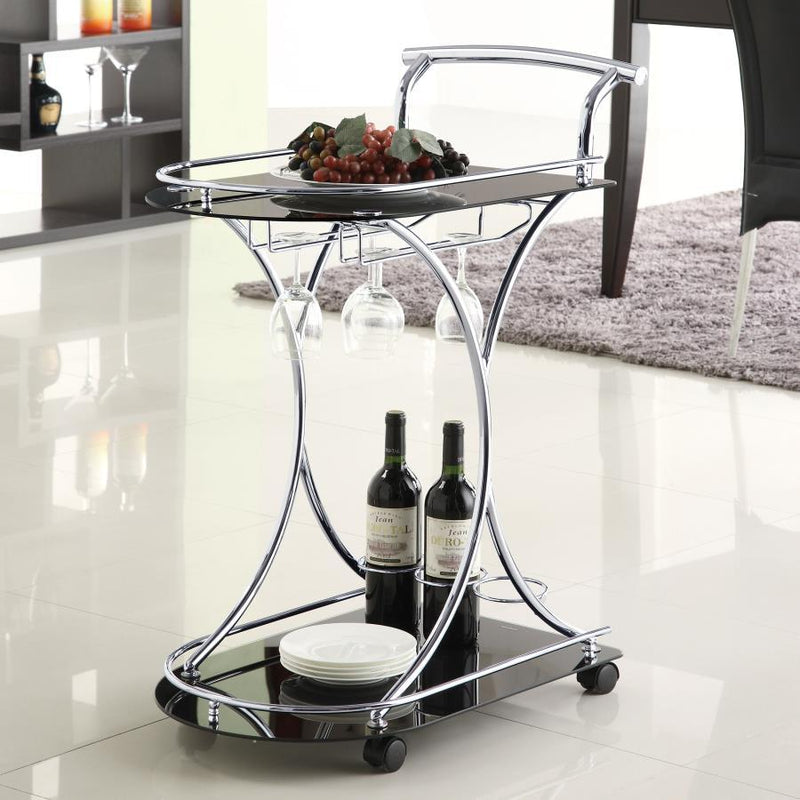 Elfman - 2-Shelve Serving Cart - JaxCo Furniture
