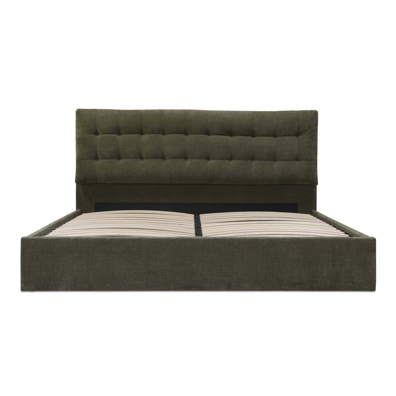 Sebastion - King Storage Bed - Green - JaxCo Furniture