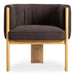 Sofi - Accent Chair - Dark Brown - JaxCo Furniture