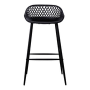 Piazza - Outdoor Barstool (Set of 2) - Black - JaxCo Furniture