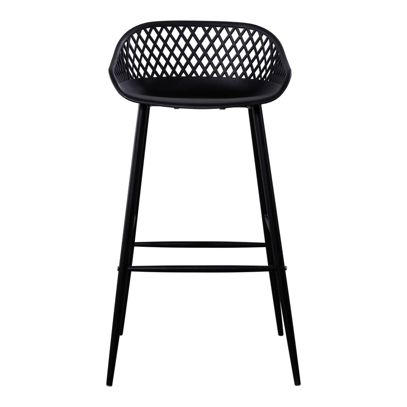 Piazza - Outdoor Barstool (Set of 2) - Black - JaxCo Furniture