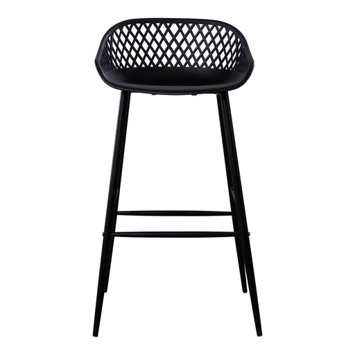 Piazza - Outdoor Barstool (Set of 2) - Black - JaxCo Furniture