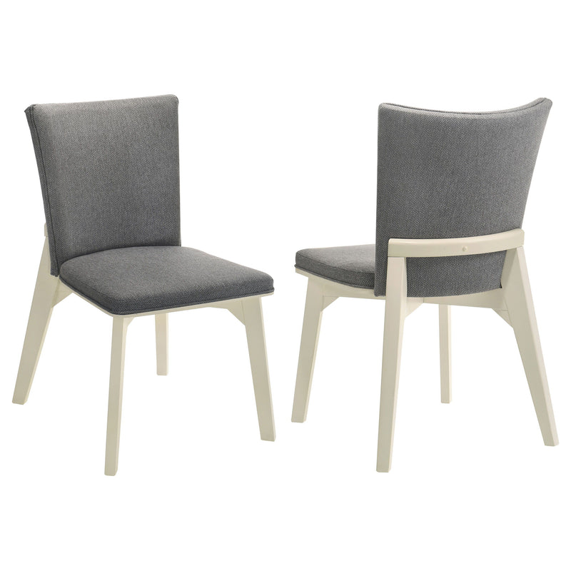 Biloxi - Upholstered Dining Side Chair (Set of 2) - Gray - JaxCo Furniture