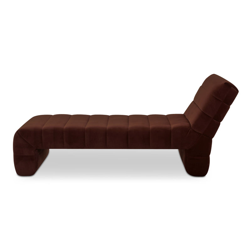 Verity - Chaise - Dark Brown - JaxCo Furniture