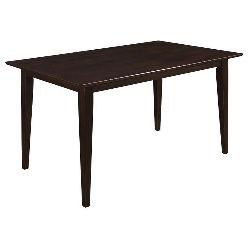 Gabriel - Rectangular Wood Dining Table - Cappuccino - JaxCo Furniture