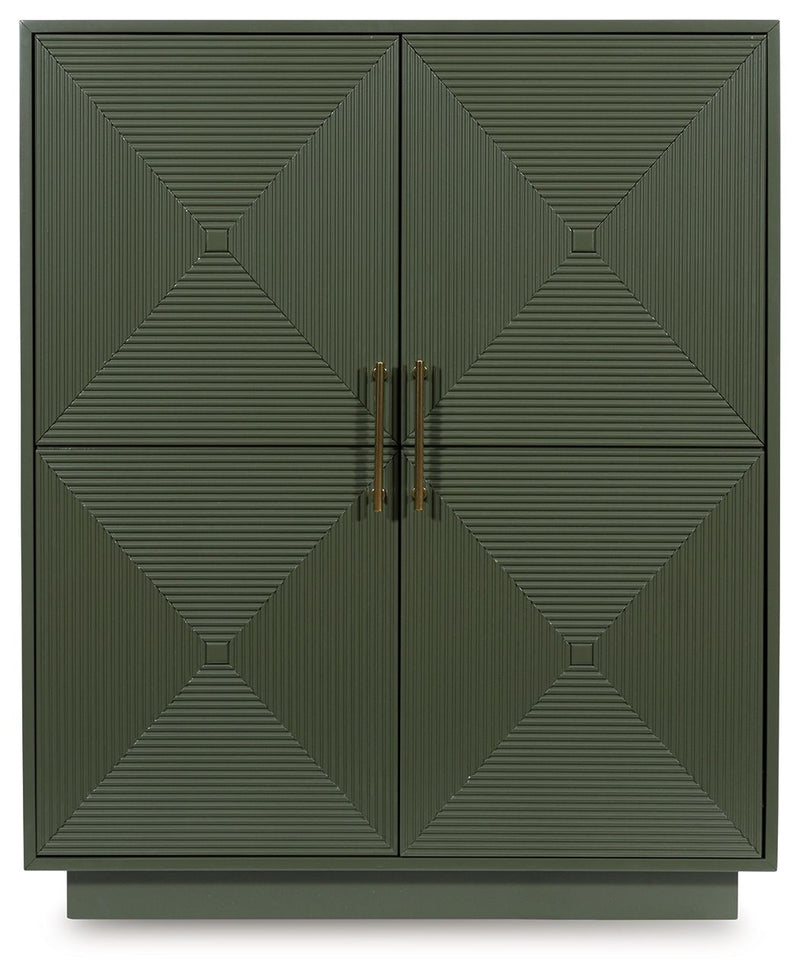 Geirwood - Dark Green - Accent Cabinet - JaxCo Furniture