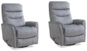 Gemini - Swivel Glider Recliner (Set of 2) - JaxCo Furniture