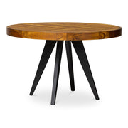 Parq - Round Dining Table - Brown - JaxCo Furniture