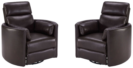 Radius - Cordless Power Swivel Glider Recliner (Set of 2) - JaxCo Furniture