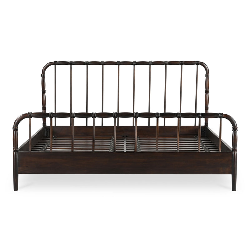 Vivian - Queen Bed - Dark Brown - JaxCo Furniture