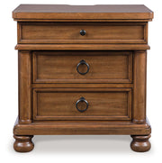 Rowlenstown - Three Drawer Night Stand - JaxCo Furniture