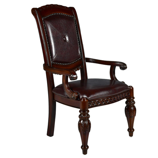 Antoinette - Arm Chair (Set of 2) - Dark Brown - JaxCo Furniture