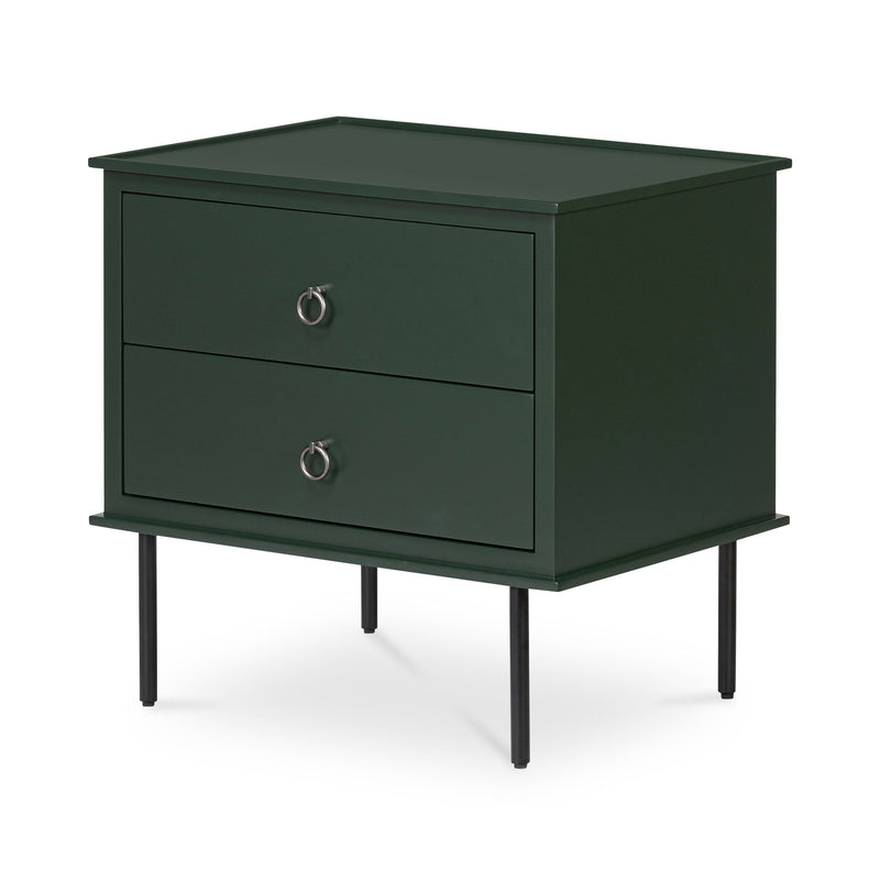 Reagan - Nightstand - Deep Green - JaxCo Furniture