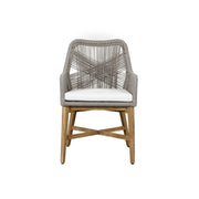Marley - Outdoor Dining Chair - Gray - JaxCo Furniture