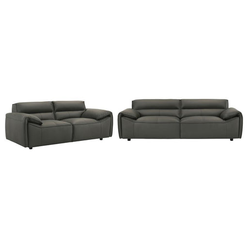 Buxton - Leather Upholstered Sofa Set - JaxCo Furniture