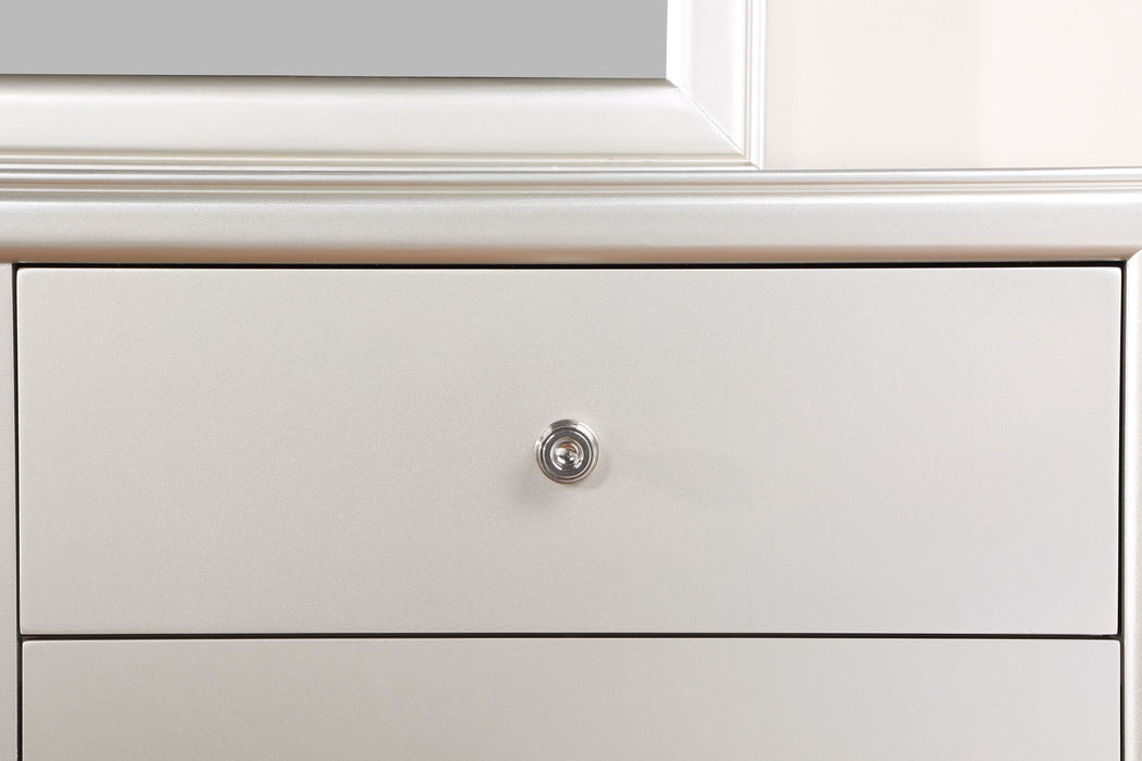 Omni - Dresser - Pearl Silver - JaxCo Furniture