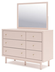 Wistenpine - Blush - Dresser And Mirror - JaxCo Furniture