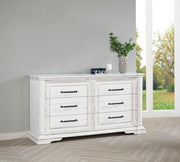 Mckinney - 6-Drawer Bedroom Dresser Cabinet - JaxCo Furniture