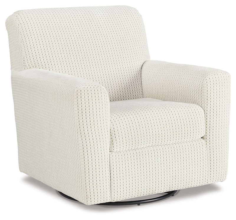 Herstow - Swivel Glider Accent Chair - JaxCo Furniture