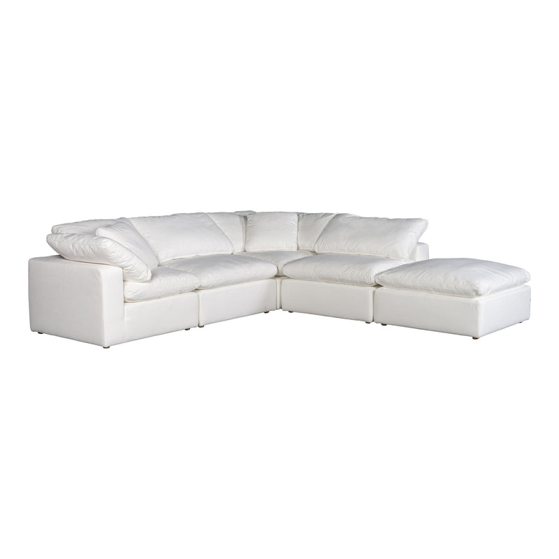 Terra - Livesmart Fabric Condo Dream Modular Sectional - Cream - JaxCo Furniture