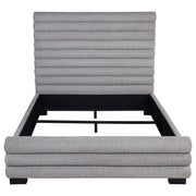 Patricia - Boucle Upholstered Bed - JaxCo Furniture
