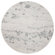 Ortega - Round Marble Top Wood Dining Table - Natural - JaxCo Furniture