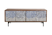 Crossings - Console - Coconut Shell - JaxCo Furniture
