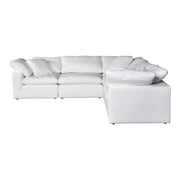 Terra - Livesmart Fabric Condo Classic L Modular Sectional - Cream - JaxCo Furniture