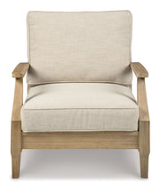 Clare - Beige - Lounge Chair w/Cushion - JaxCo Furniture