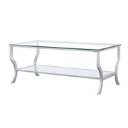 Saide - Rectangular Glass Top Table - JaxCo Furniture
