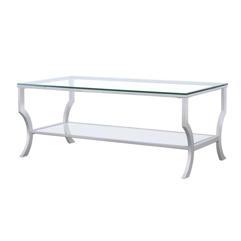 Saide - Rectangular Glass Top Table - JaxCo Furniture