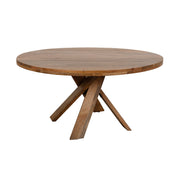 Crossings - Downtown Round Dining Table - Amber - JaxCo Furniture