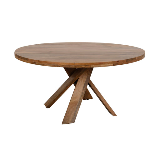 Crossings - Downtown Round Dining Table - Amber - JaxCo Furniture