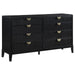 Brookmead - 8-Drawer Dresser - Black - JaxCo Furniture