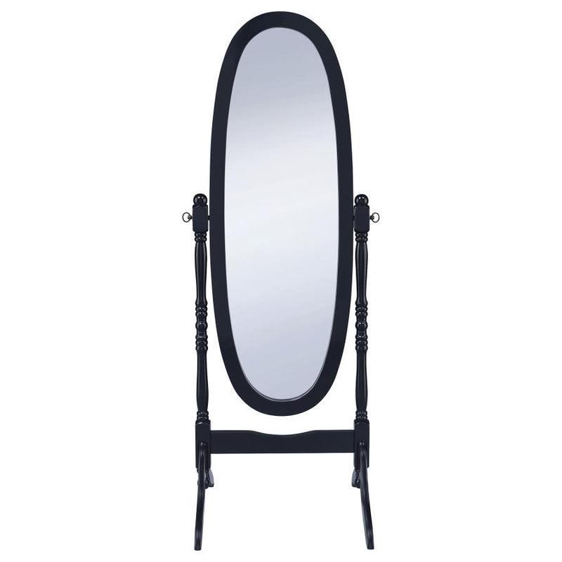 Foyet - Wood Adjustable Length Cheval Mirror - JaxCo Furniture