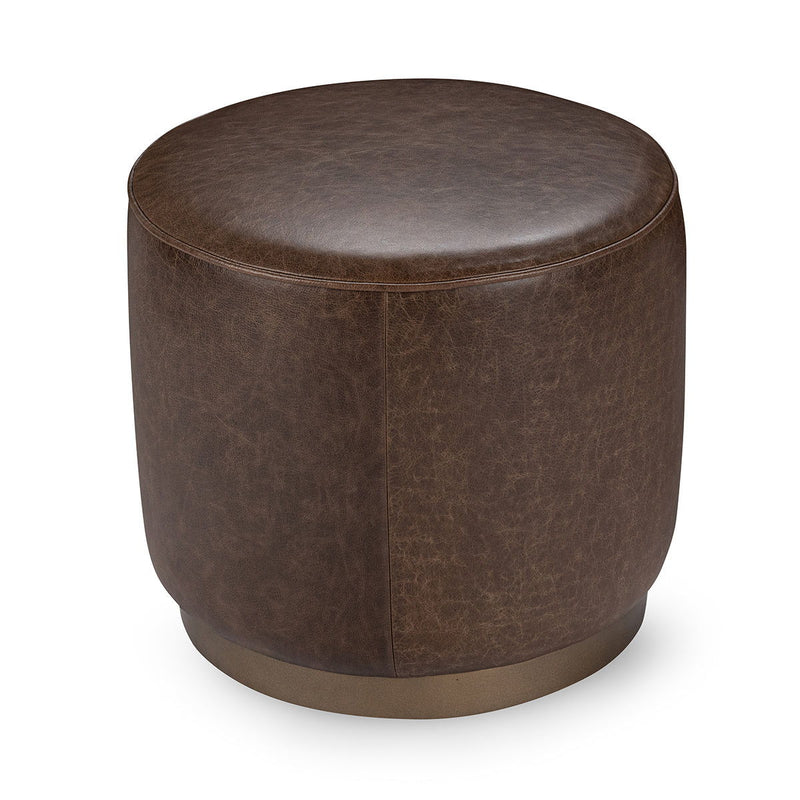 Clair - Leather Round Table - JaxCo Furniture